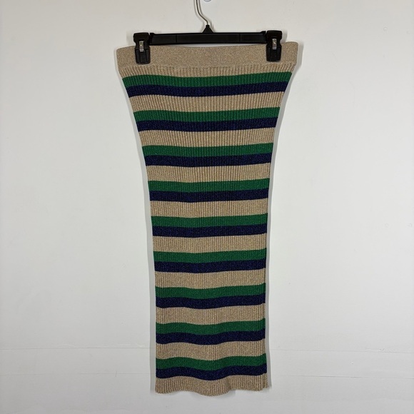 Baum Und Pferdgarten Dresses & Skirts - Baum Und Pferdgarten Metallic Stripe Skirt Size Medium